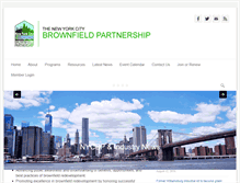 Tablet Screenshot of nycbrownfieldpartnership.org